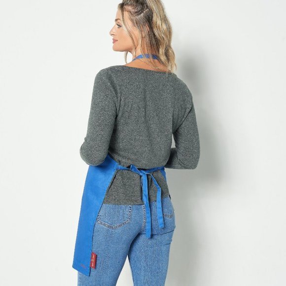 PEACE LOVE WORLD Kitchen Apron with Affirmations NWT - Picture 2 of 3